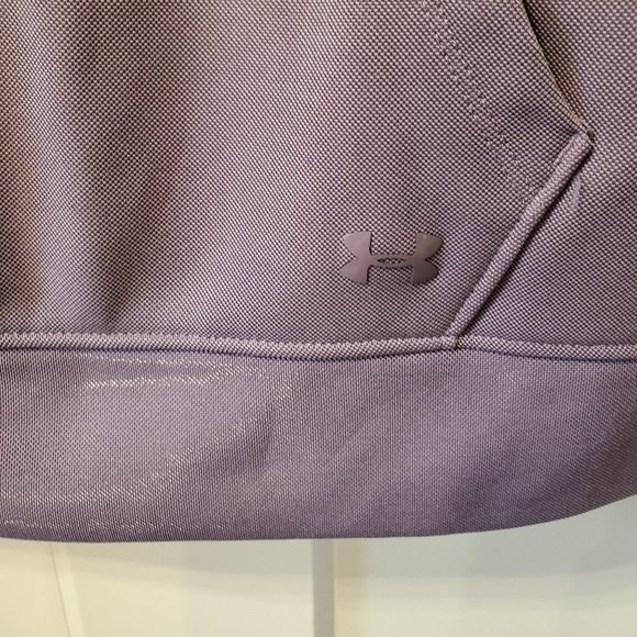 Under Armour Shimmering Fleece Lined Tunic Sweatshirt in Purple - Picture 3 of 5